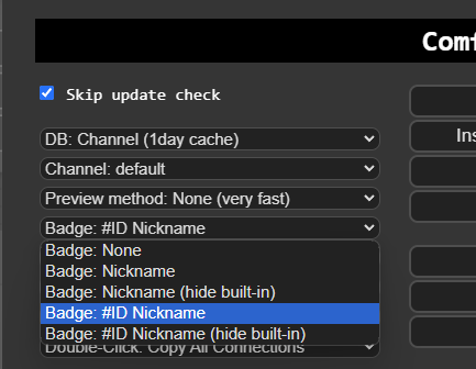 enable node id display