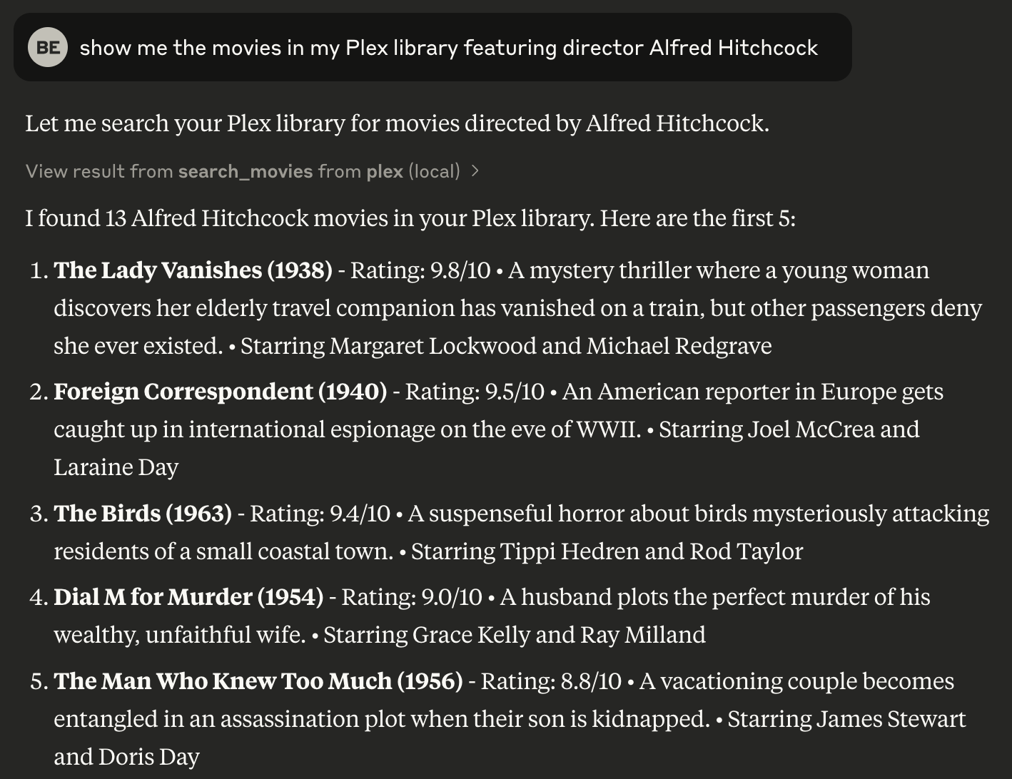 Find movies by director