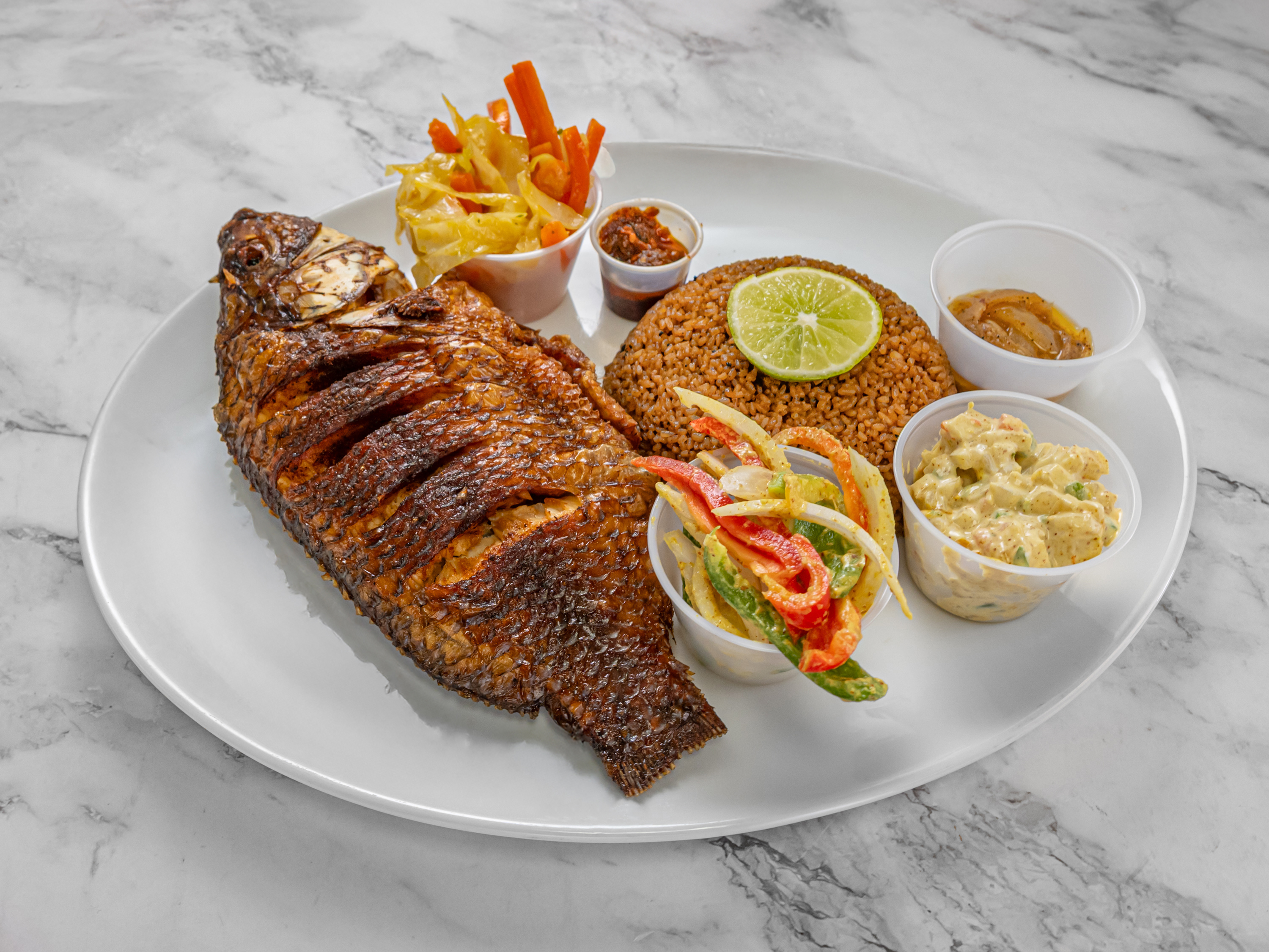 Jollof Rice & Fish