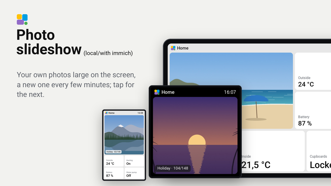 Photo slideshow plugin preview