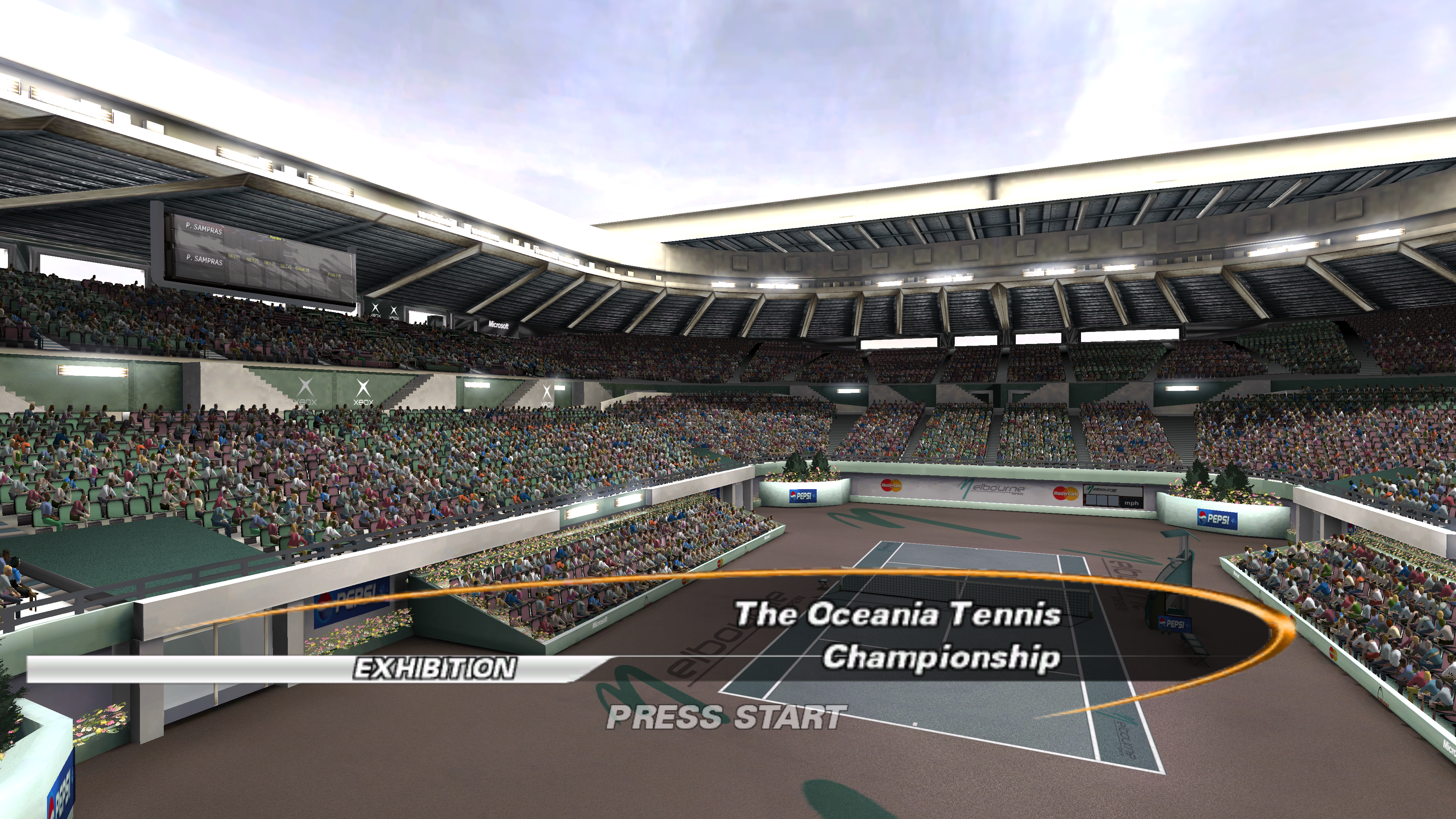 Max Spin Linux build — Exhibition court at 3840 × 2160