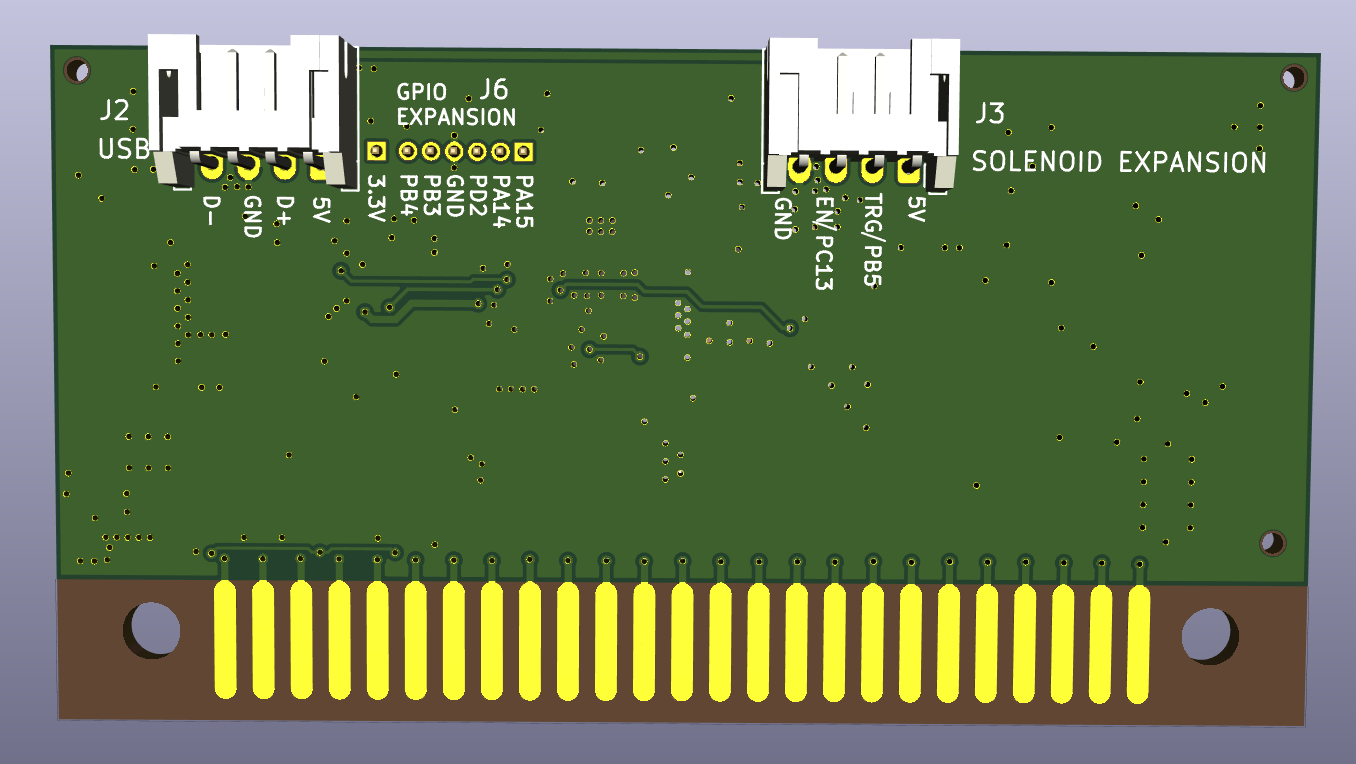 Bottom of the controller board