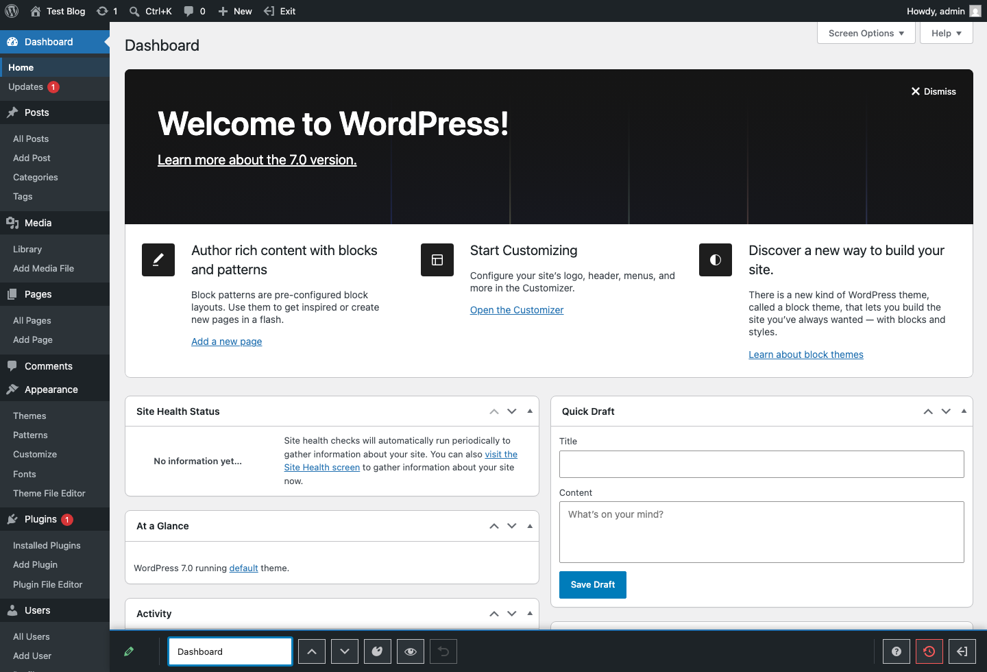 Admin Menu Maestro in edit mode with the Posts menu item selected and the shared controls panel open.