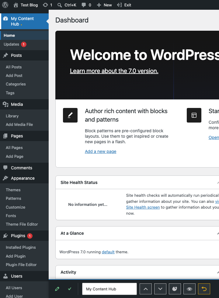 A renamed WordPress admin menu item in Admin Menu Maestro saved through debounced autosave.