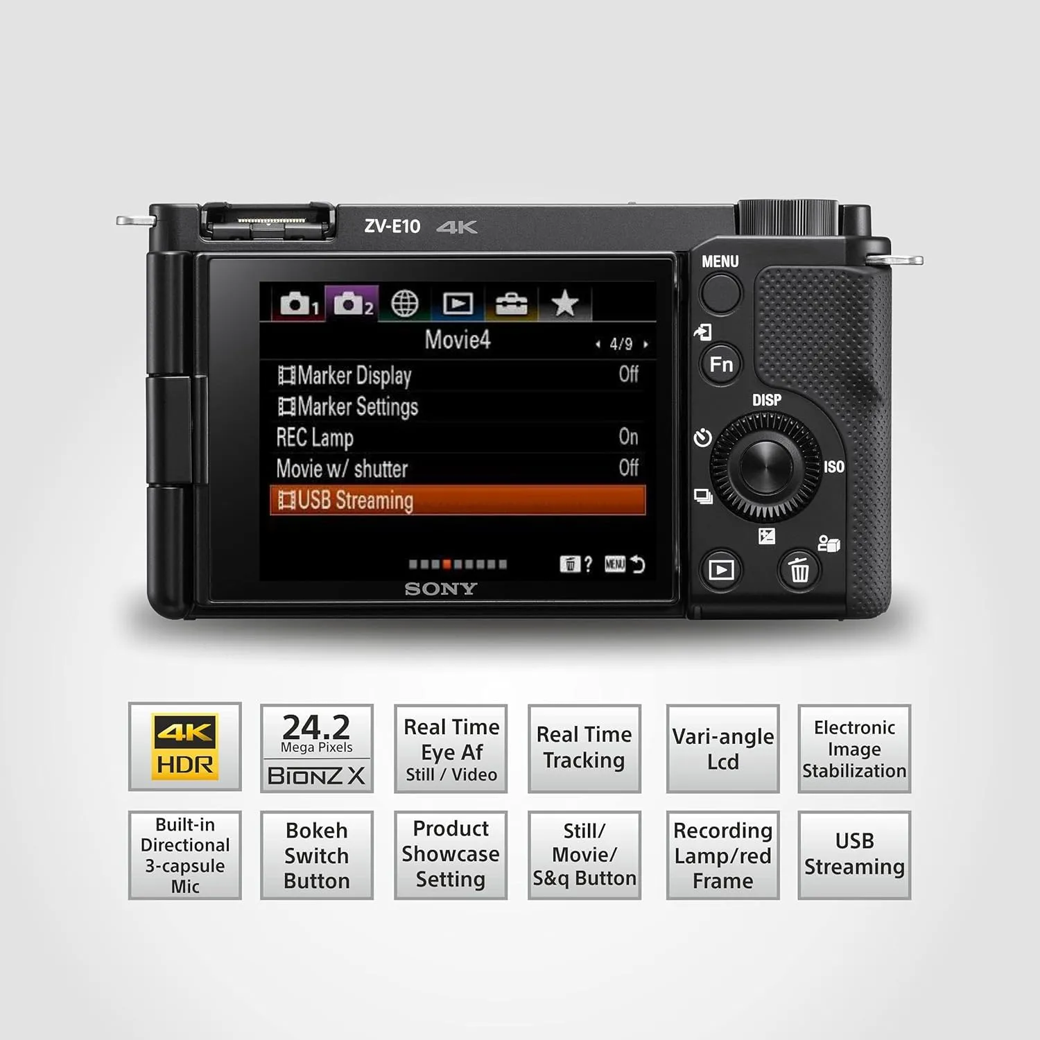 Sony Alpha ZV-E10K Features
