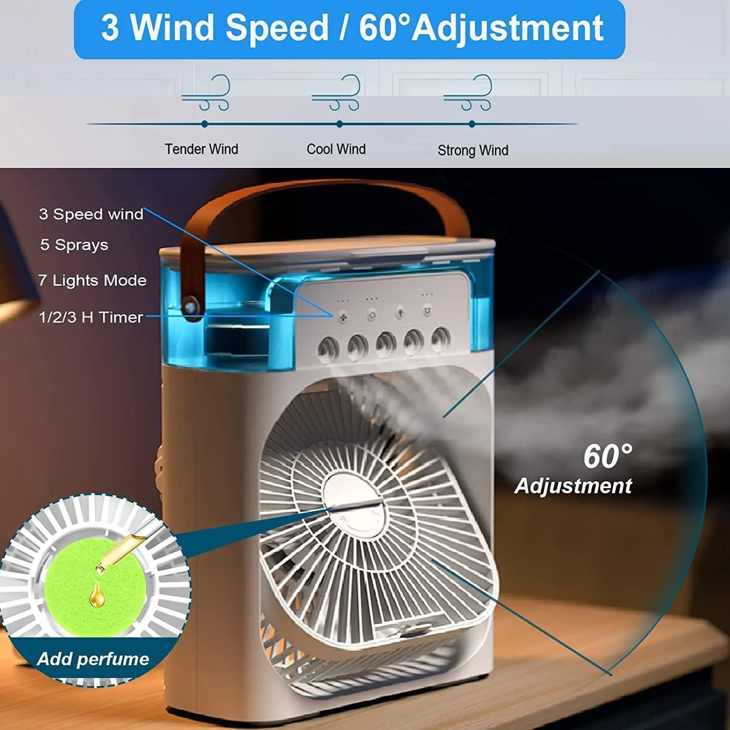 Etekcity Mini Cooler Features