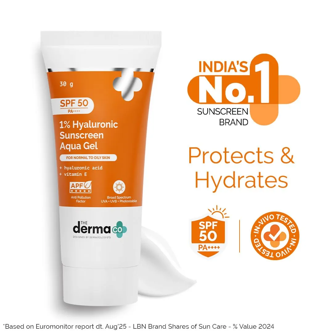 Derma Co 1% Hyaluronic Sunscreen Aqua Gel Features