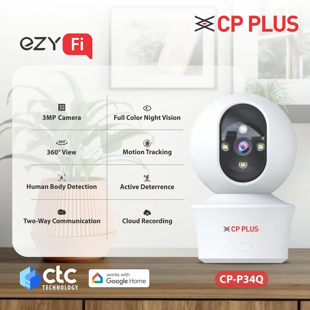 CP PLUS Smart Camera Features