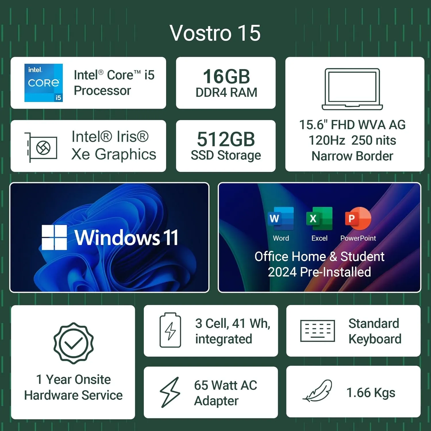 Dell Vostro 3530 Features