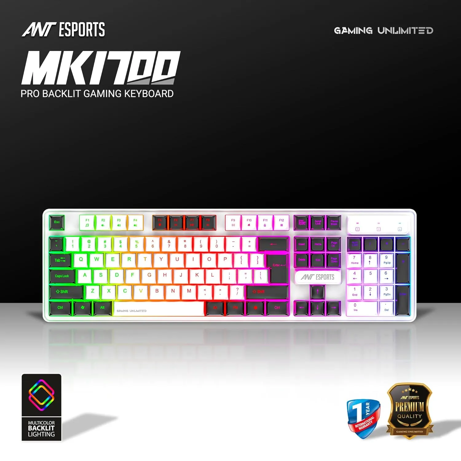 Ant Esports MK1700 RGB Backlit