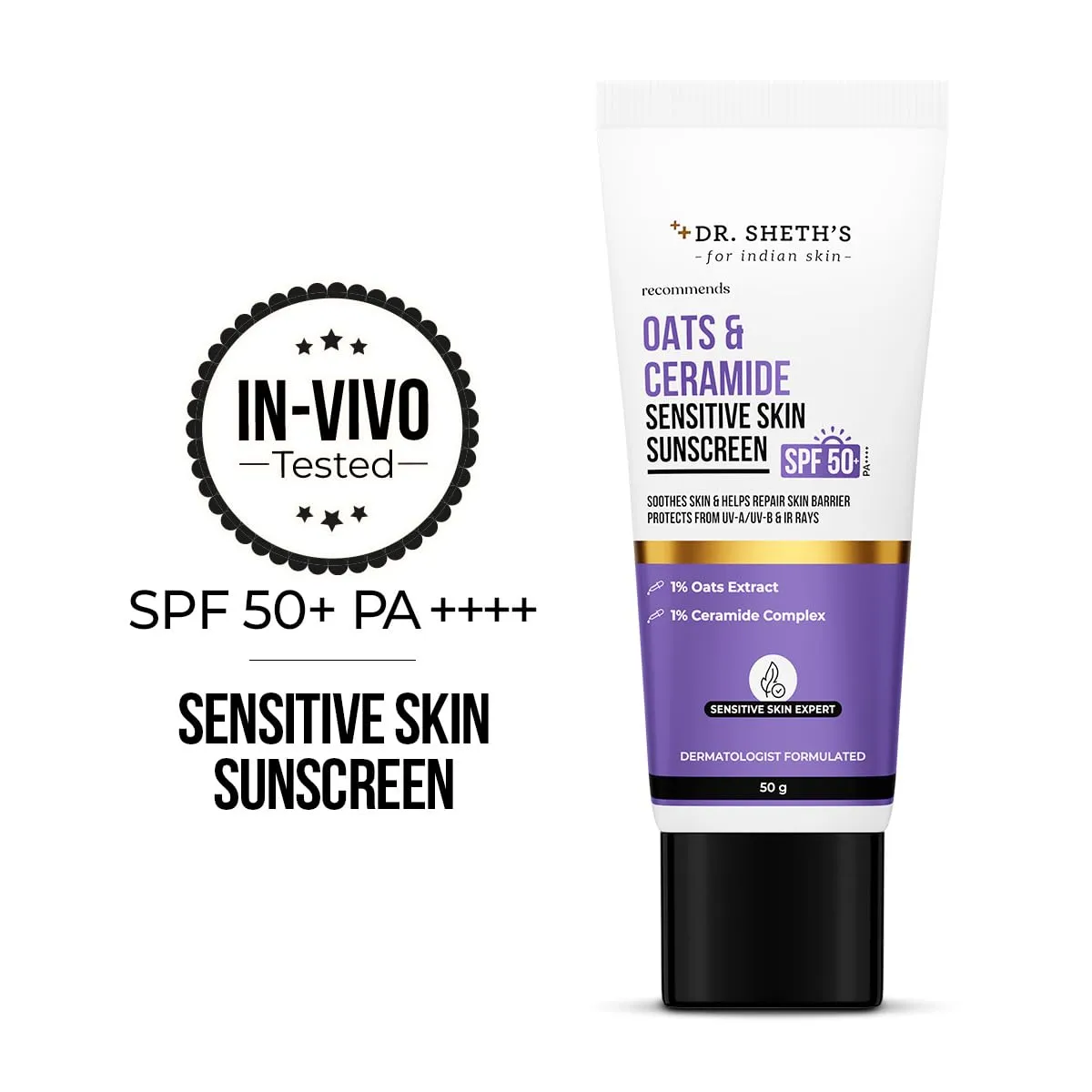 Dr. Sheth's Oats & Ceramide Sunscreen