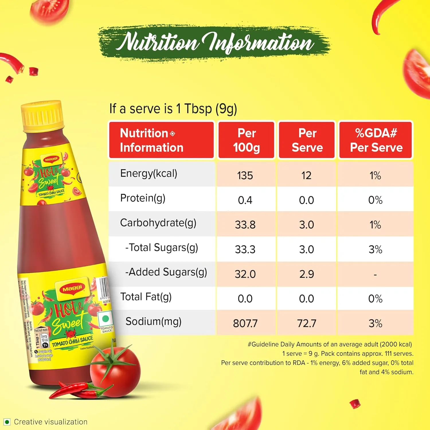 MAGGI Hot & Sweet Tomato Chilli Sauce