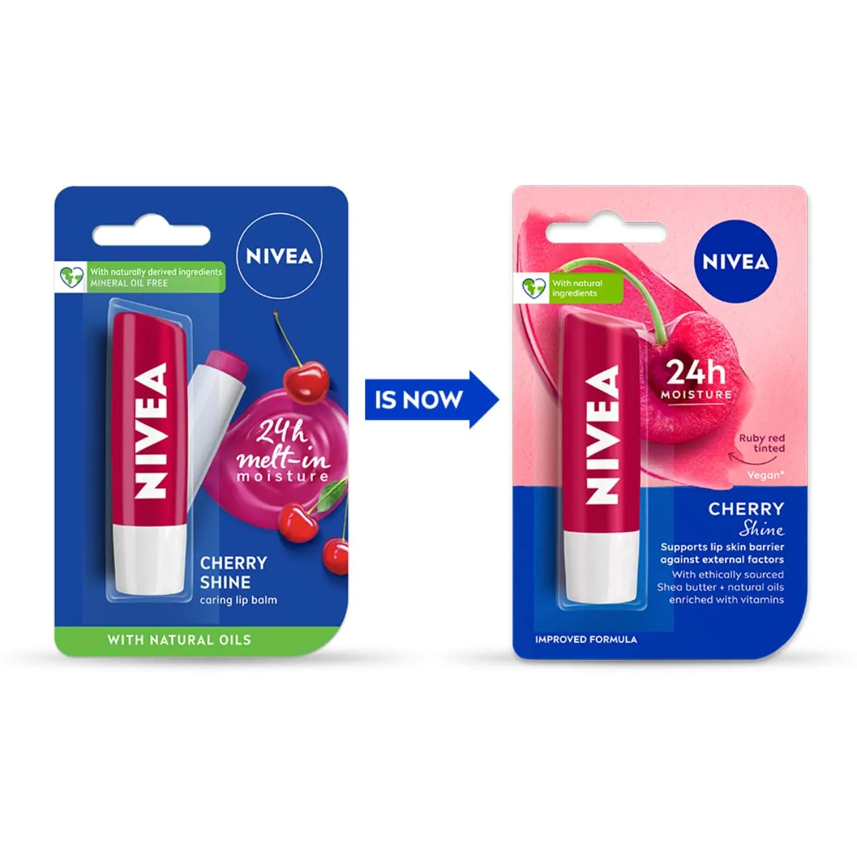 NIVEA Cherry Shine Lip Balm