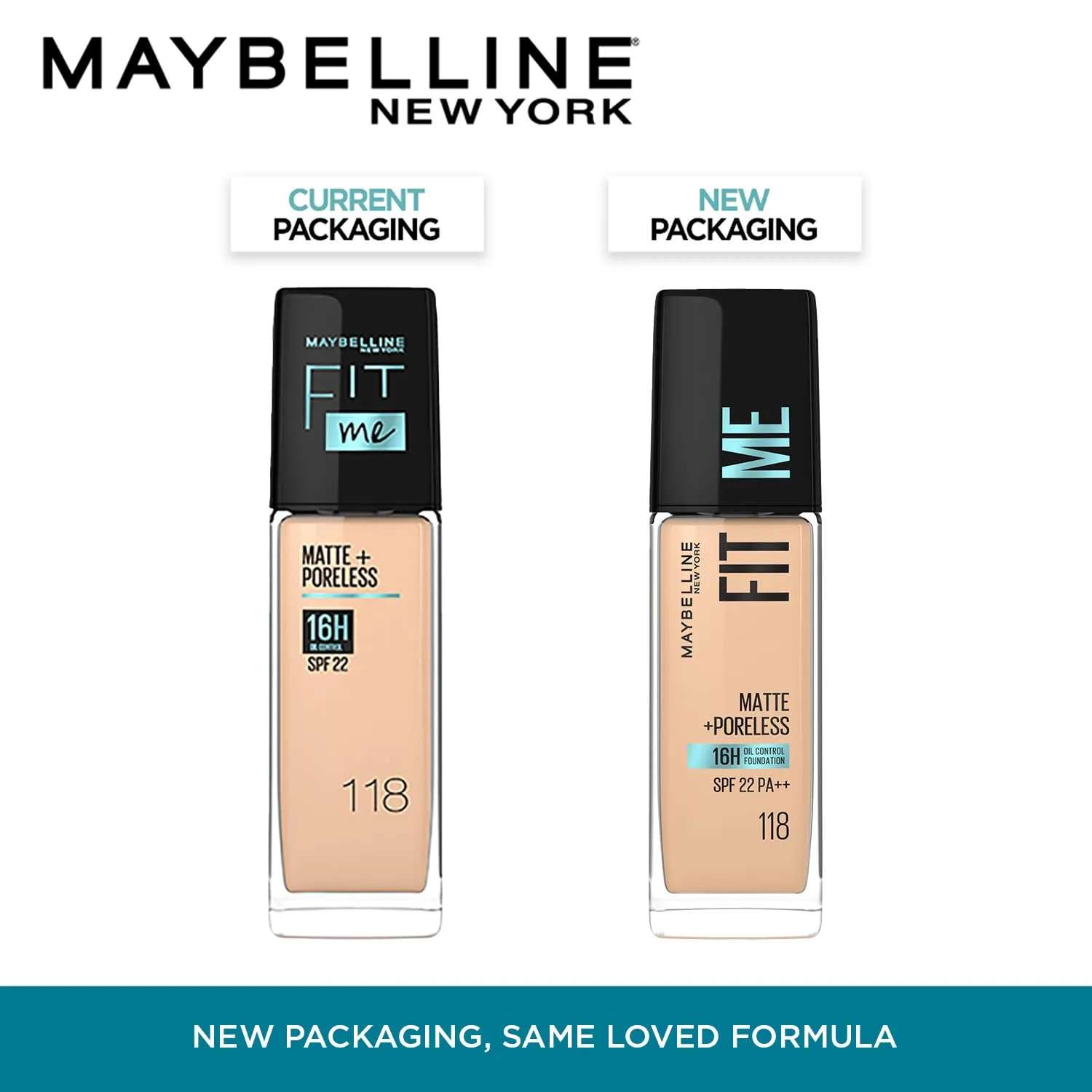 Maybelline Fit Me Matte + Poreless Liquid Foundation