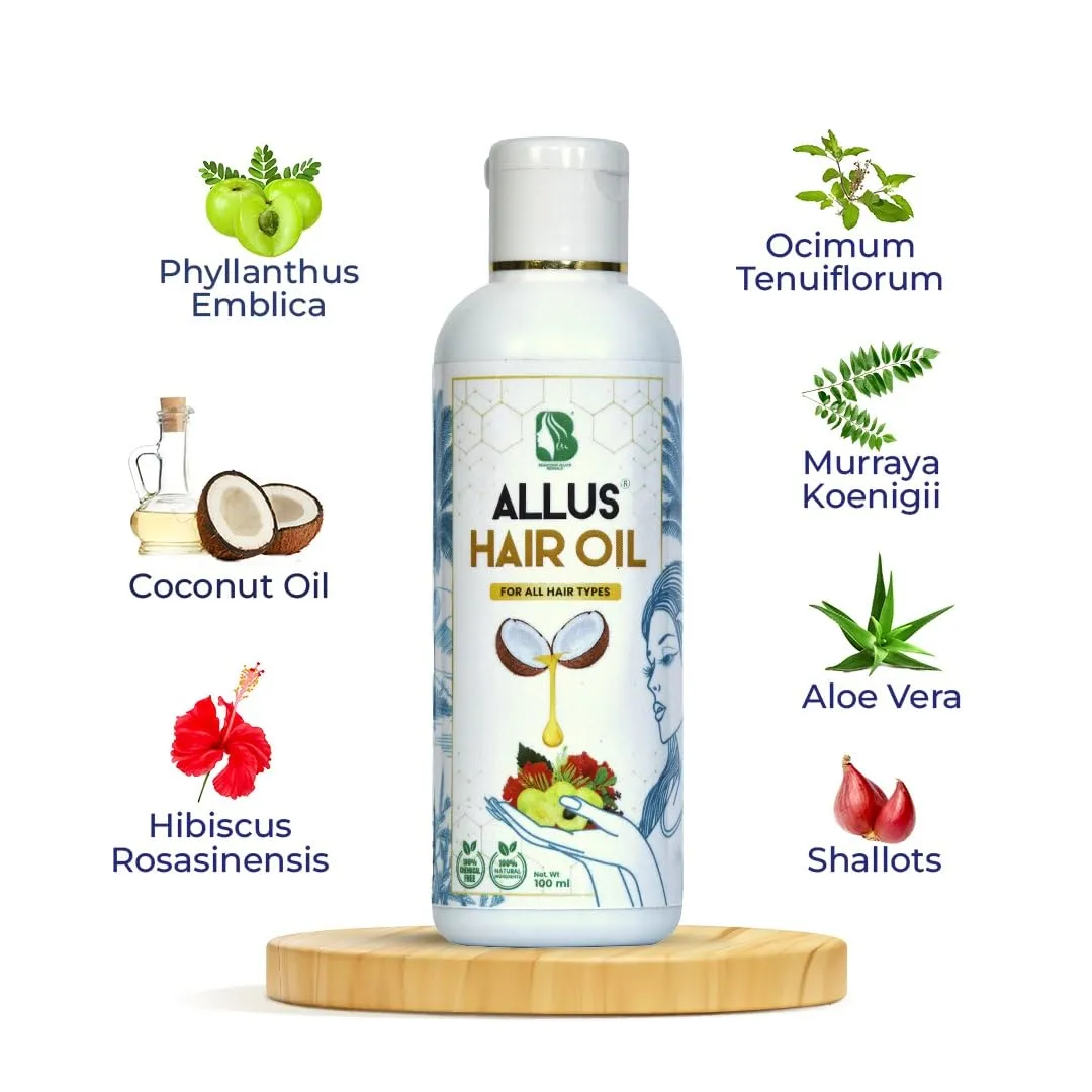 Allus Hair Oil Combo Features