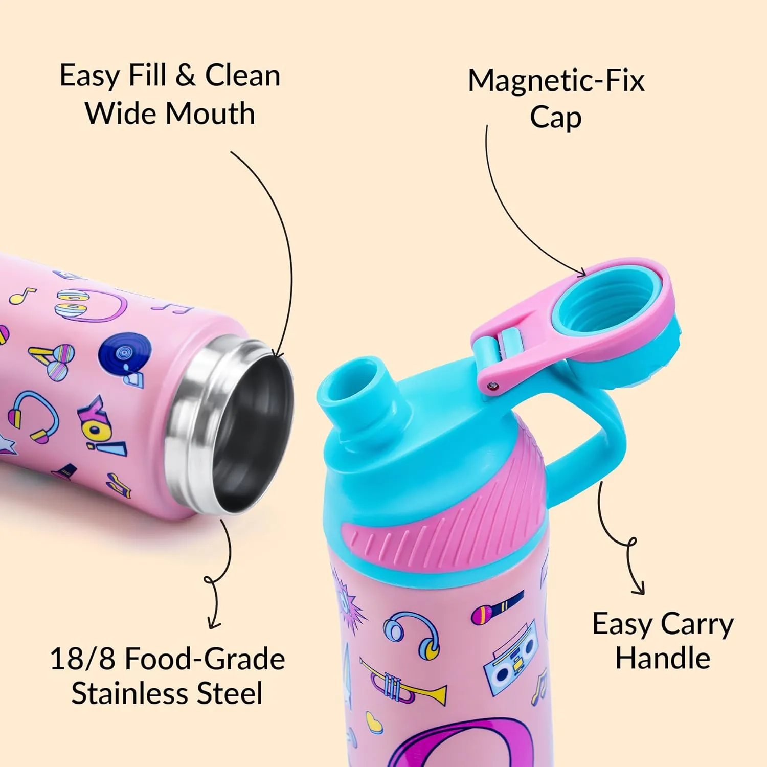 Rabitat ZYLO 550ml Kids Water Bottle