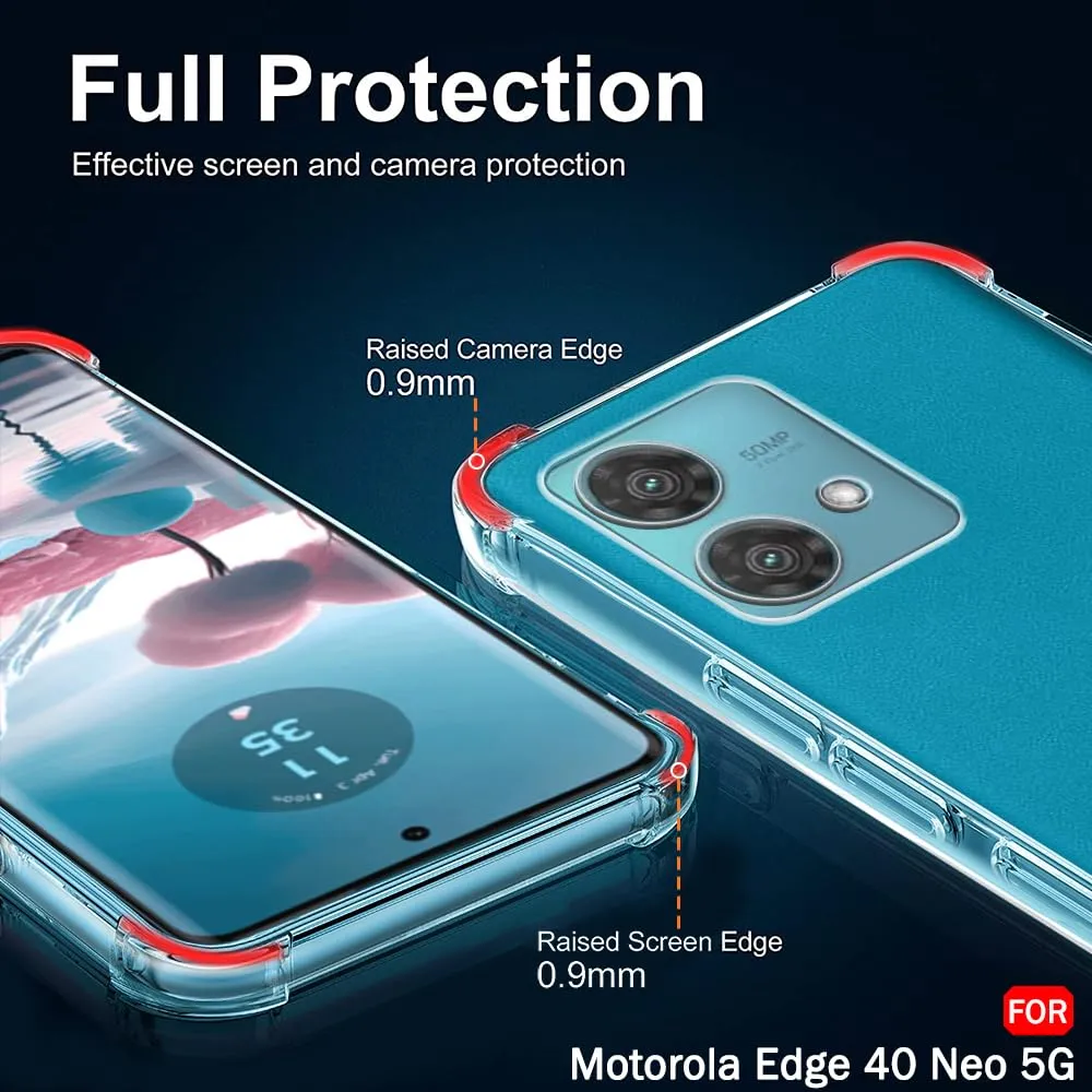Raised Bumps for Camera Protection on the Clear Case