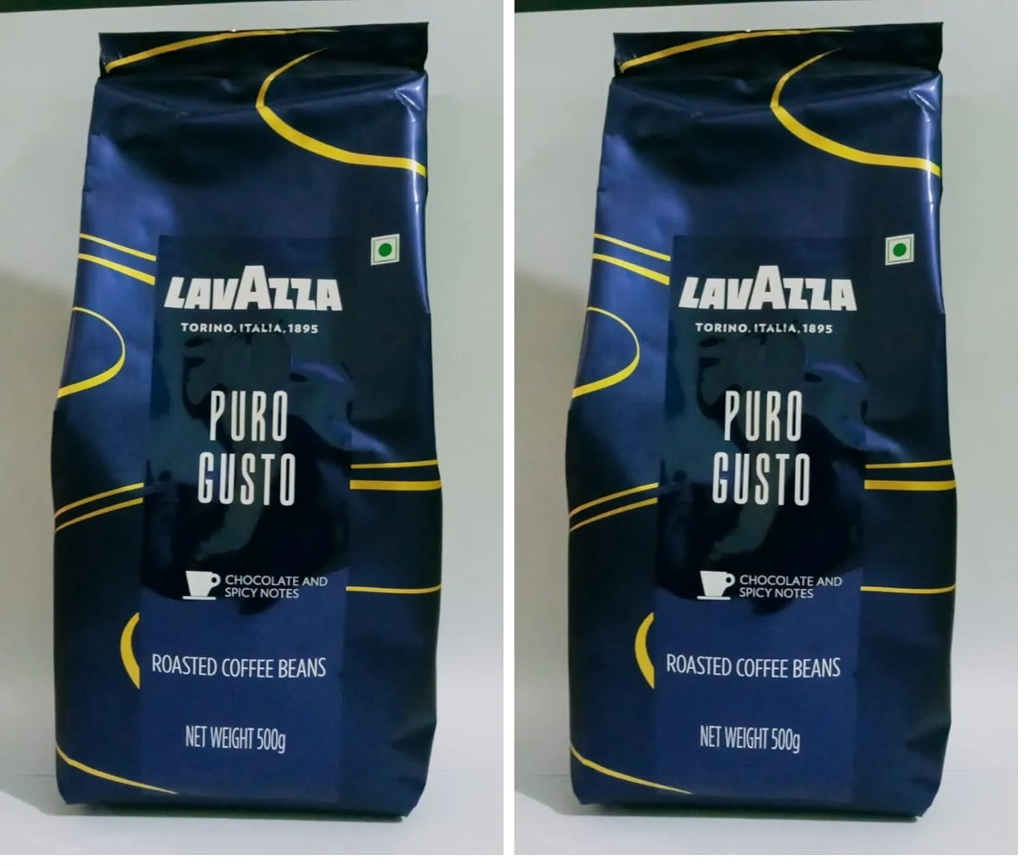 Brewed espresso from Lavazza Puro Gusto beans