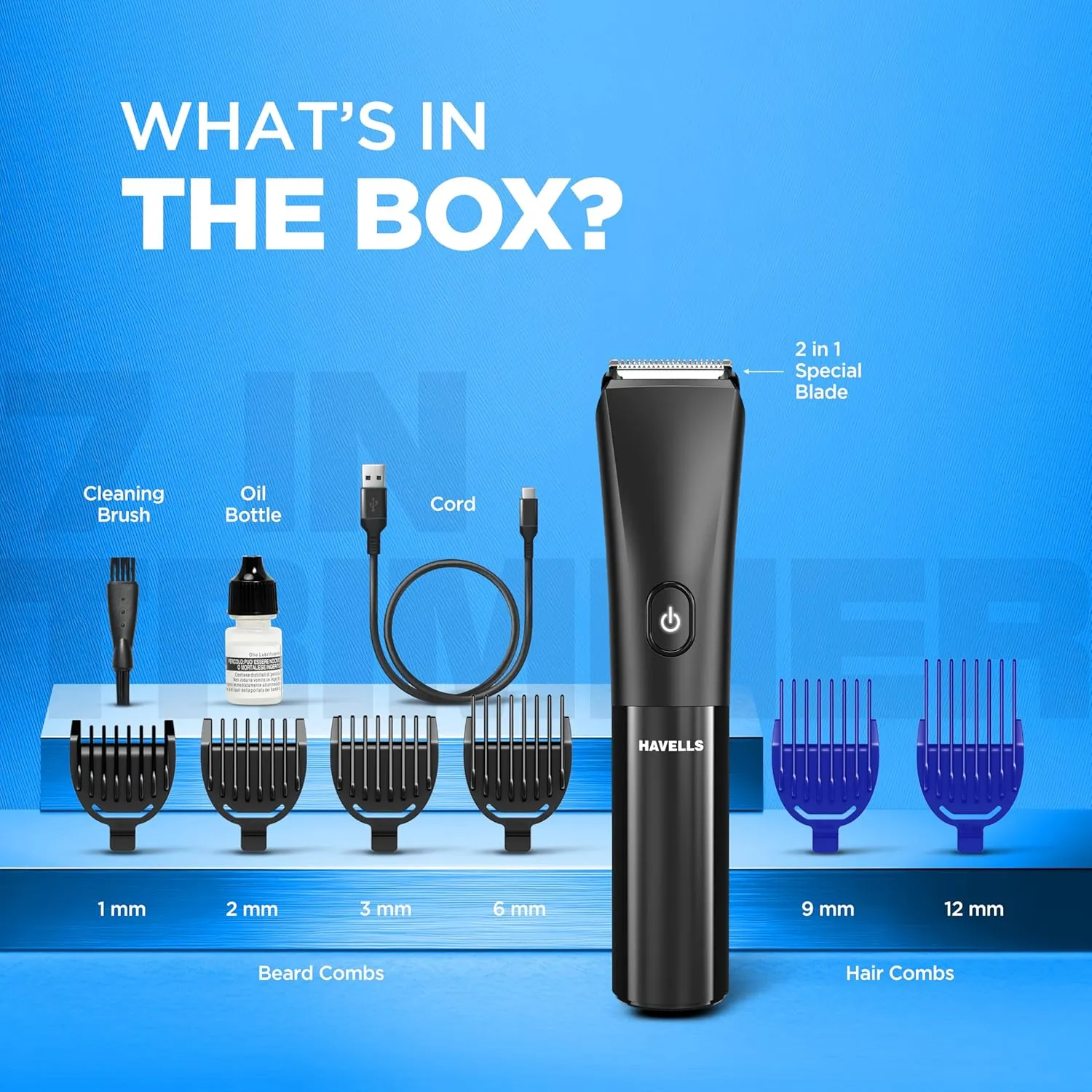 Havells Trimmer Combs and Attachments