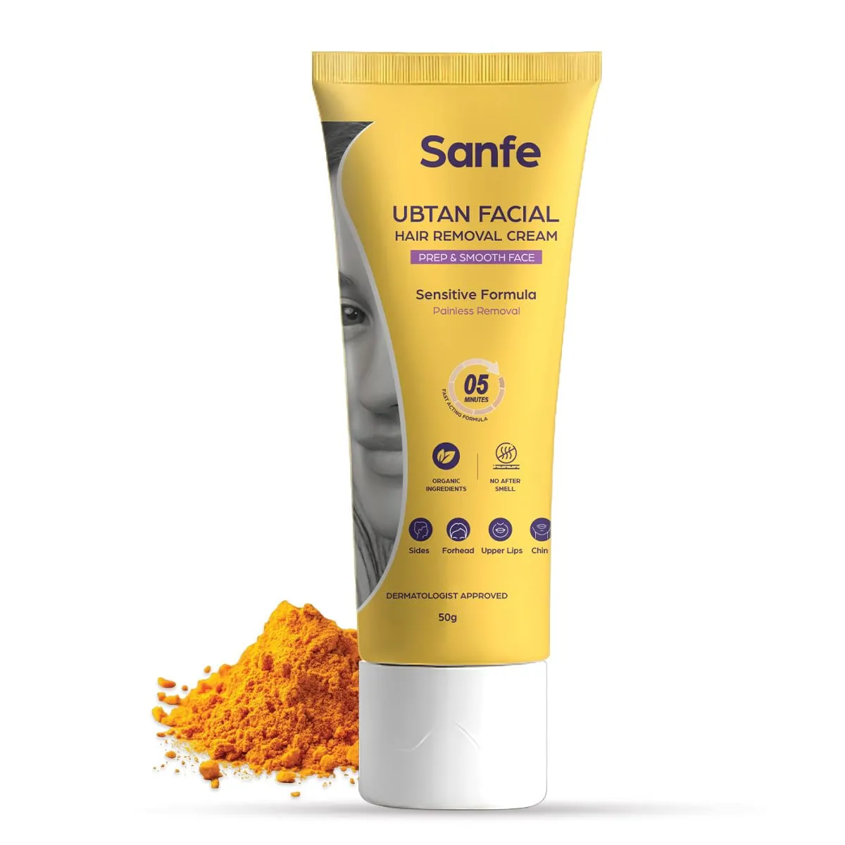 Sanfe Ubtan Facial Hair Removal Cream