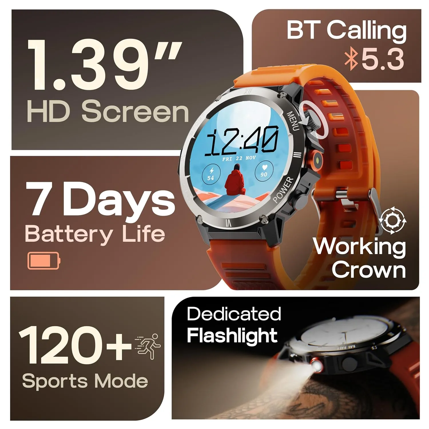 GOBOULT Tuff Hawk Smart Watch • Image 2