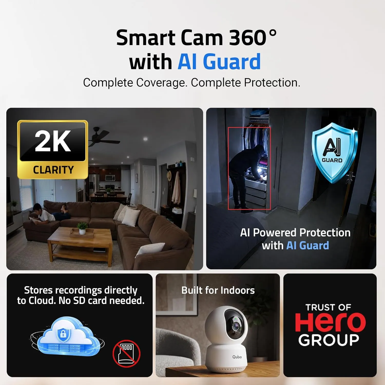 Qubo Smart Cam Night Vision Demo