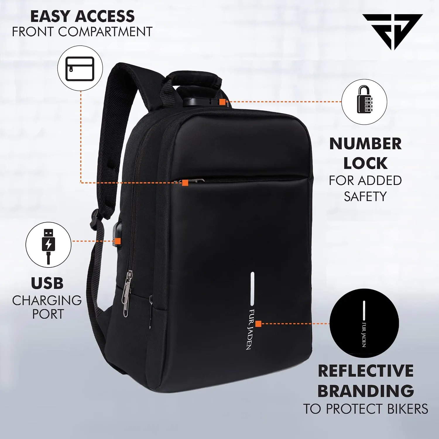 Fur Jaden Backpack Inside View