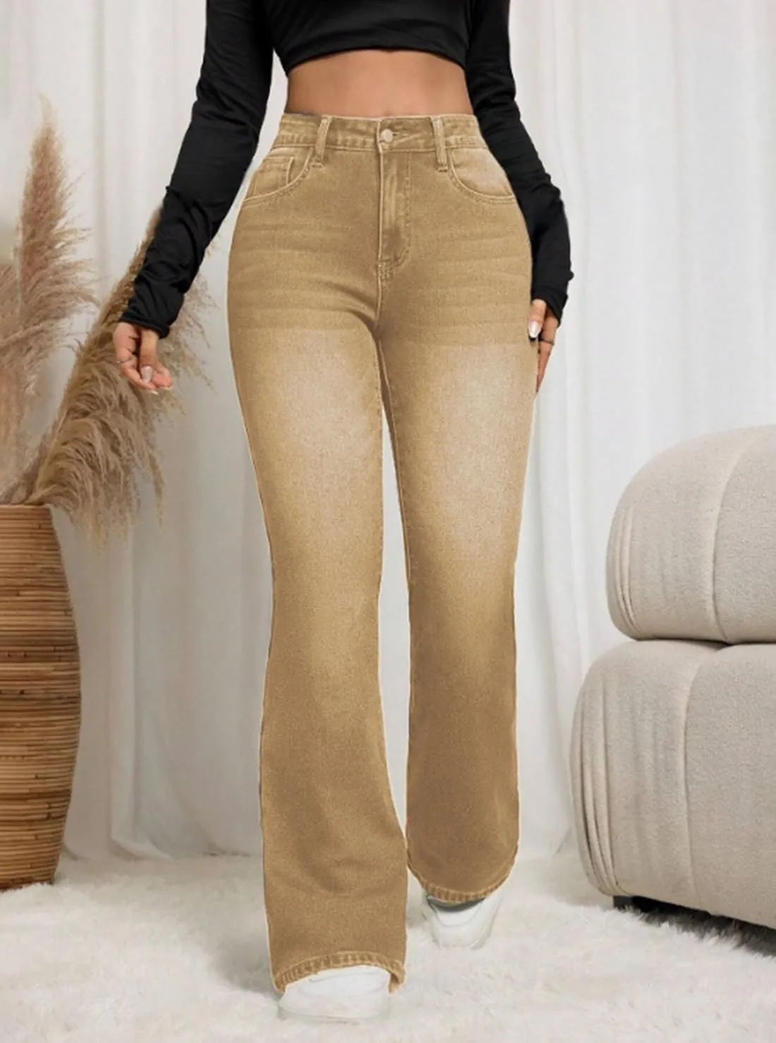Ben Martin Women's High Waist Jeans Image 2