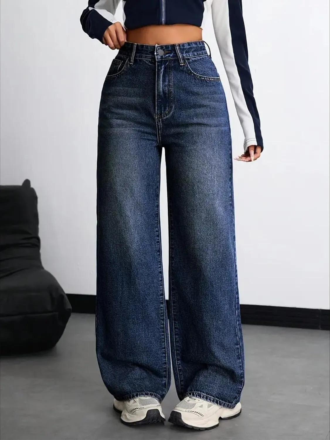 Image of jeans fabric and style
