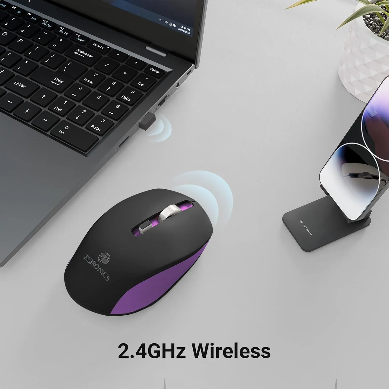 Zebronics Jaguar Mouse Side View