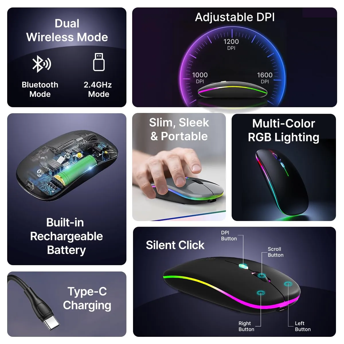 pTron Flick M1 Design and RGB details