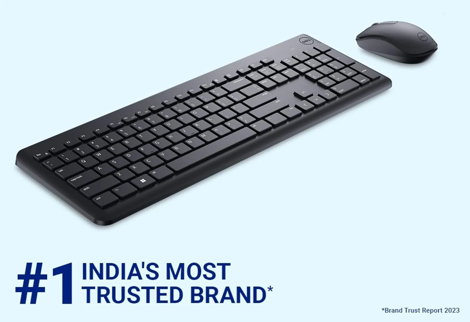Dell KM3322W Keyboard and Mouse Close-Up