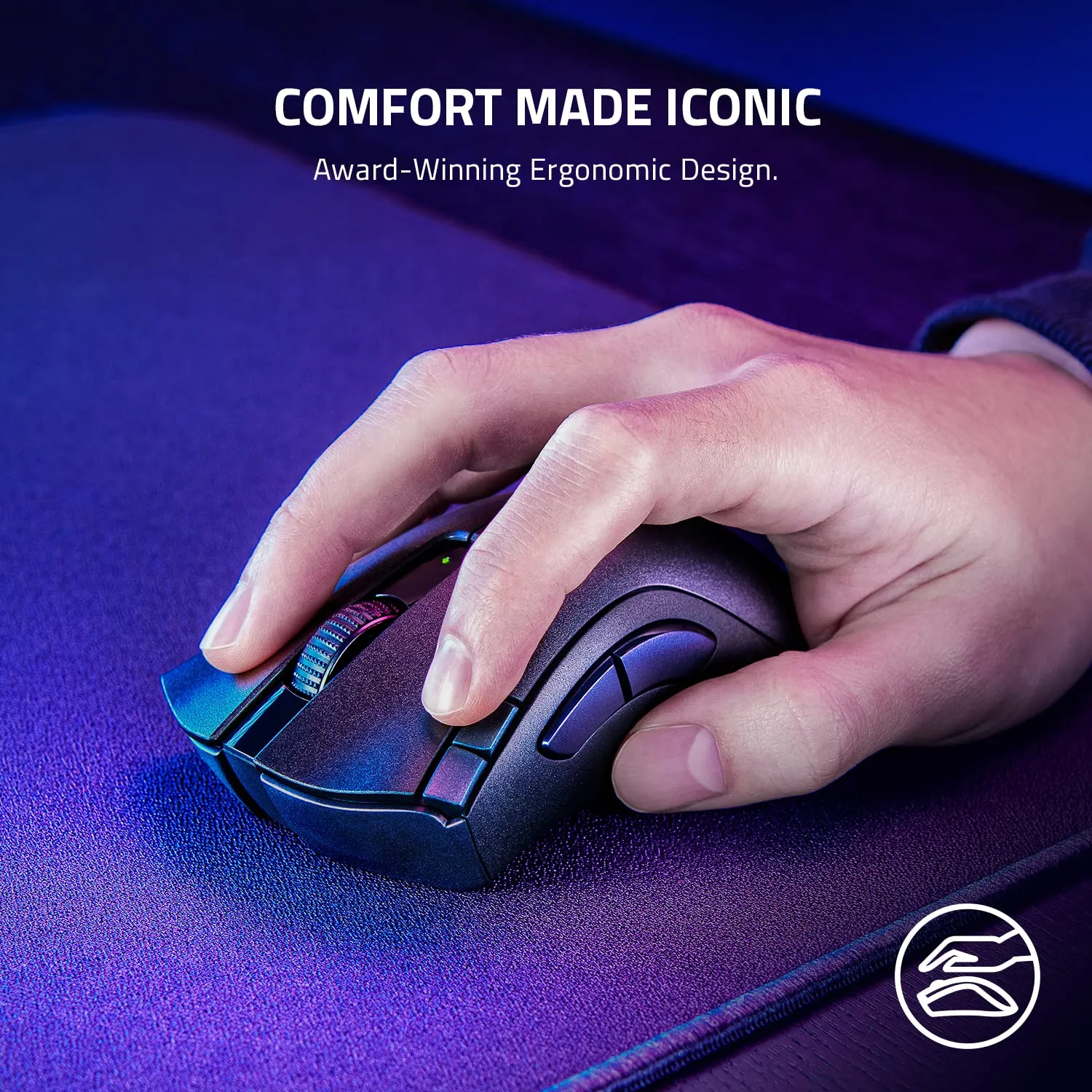 Razer DeathAdder V2 X HyperSpeed - Side View