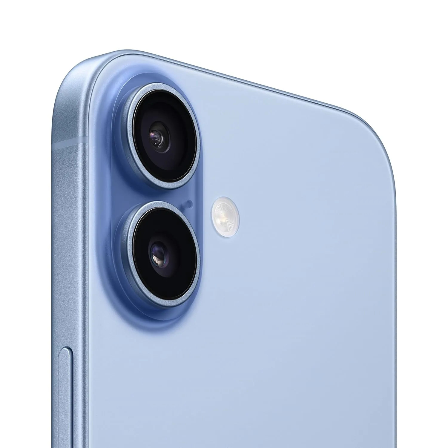 Apple iPhone 17 Mist Blue Side View