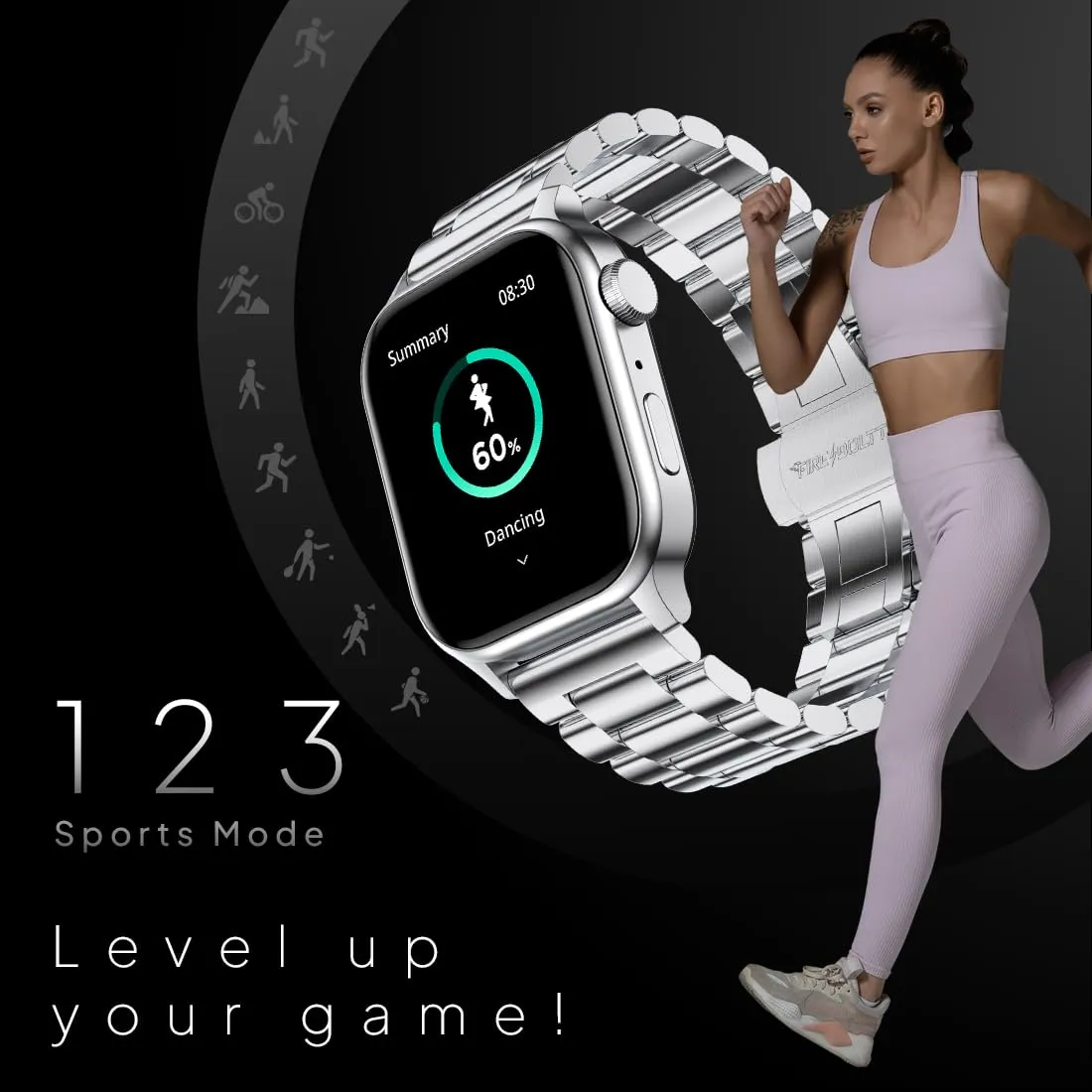 Fire-Boltt Rise Smart Watch Neon UI