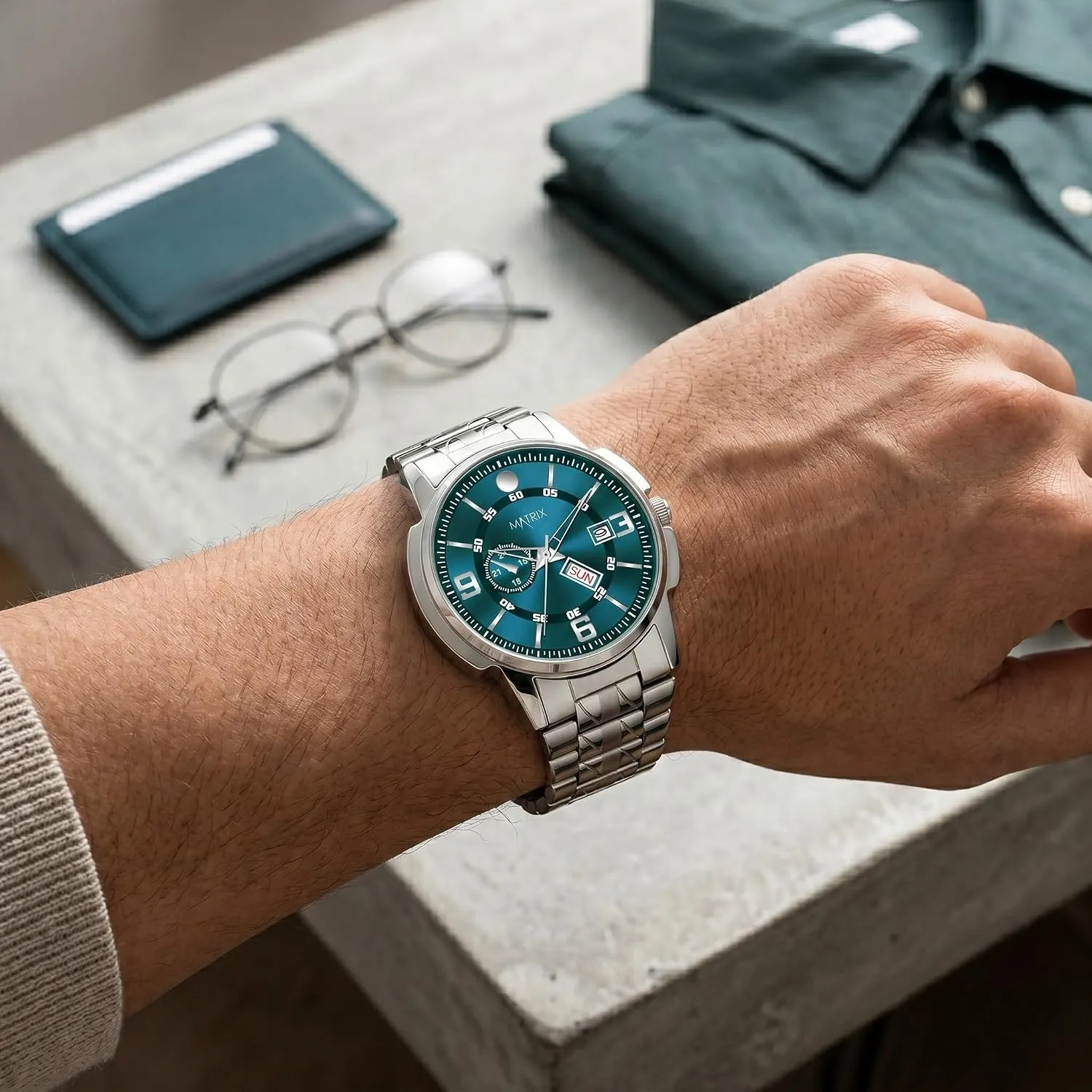 Matrix Analog Watch Side View