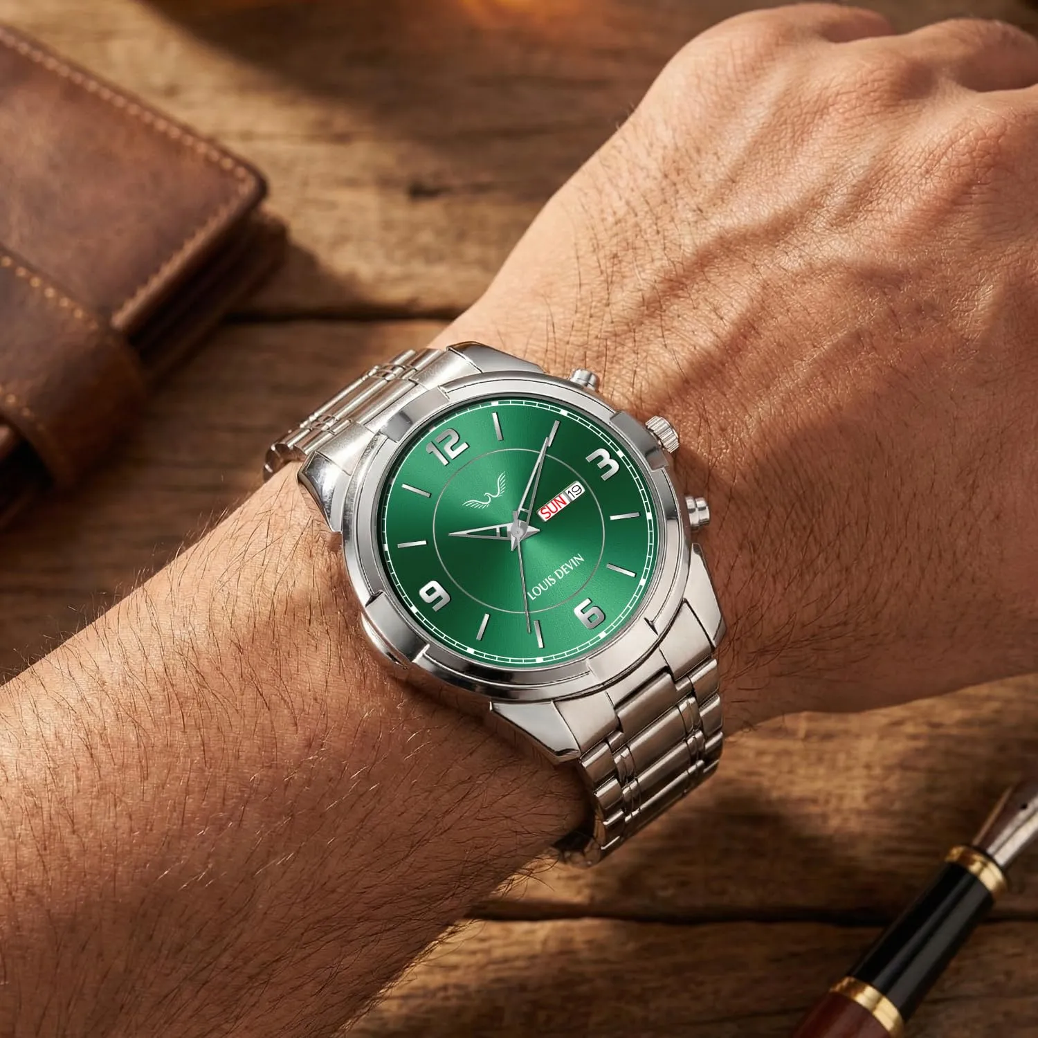 Stainless Steel Strap of LOUIS DEVIN Watch