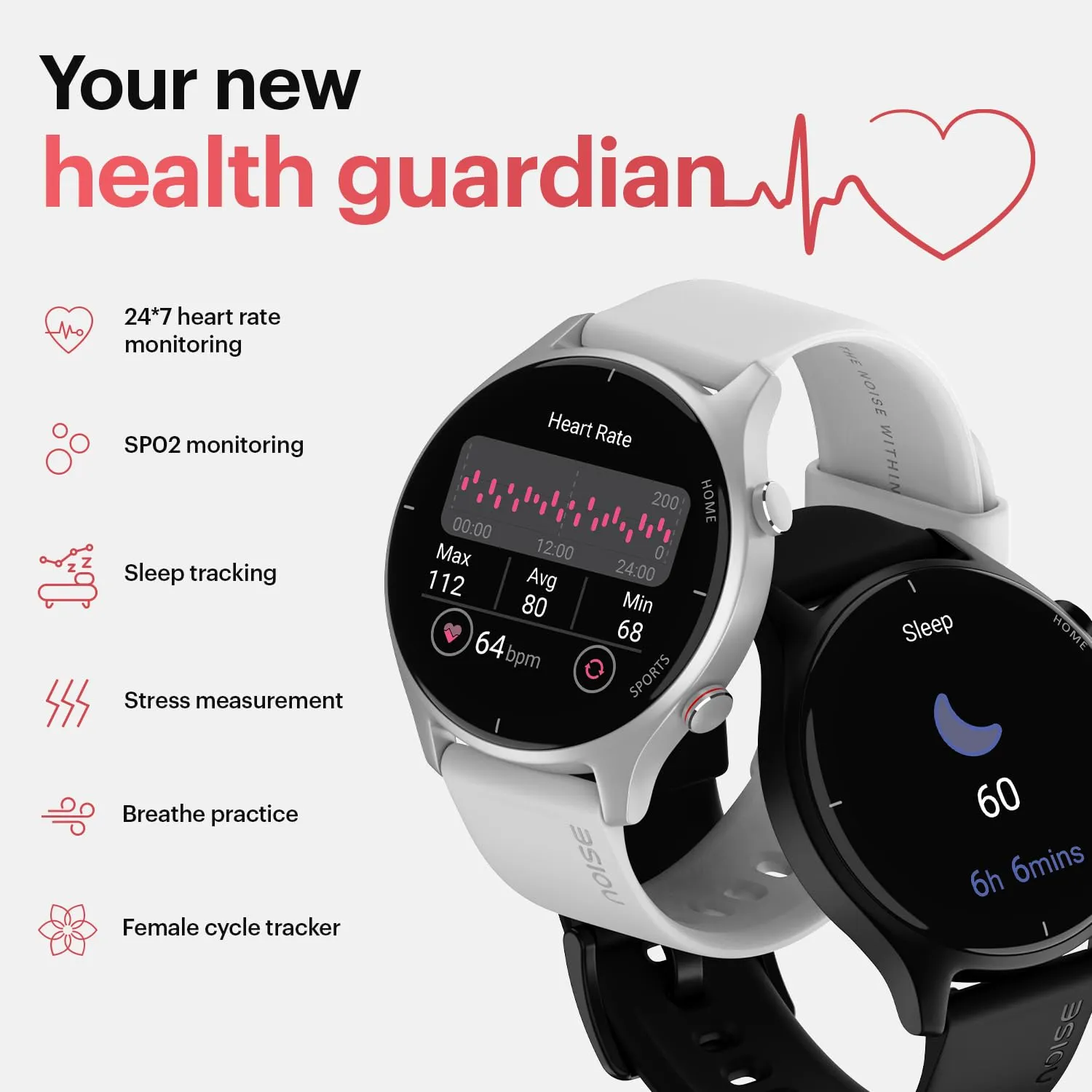 Noise Twist Smart Watch • Features Overview