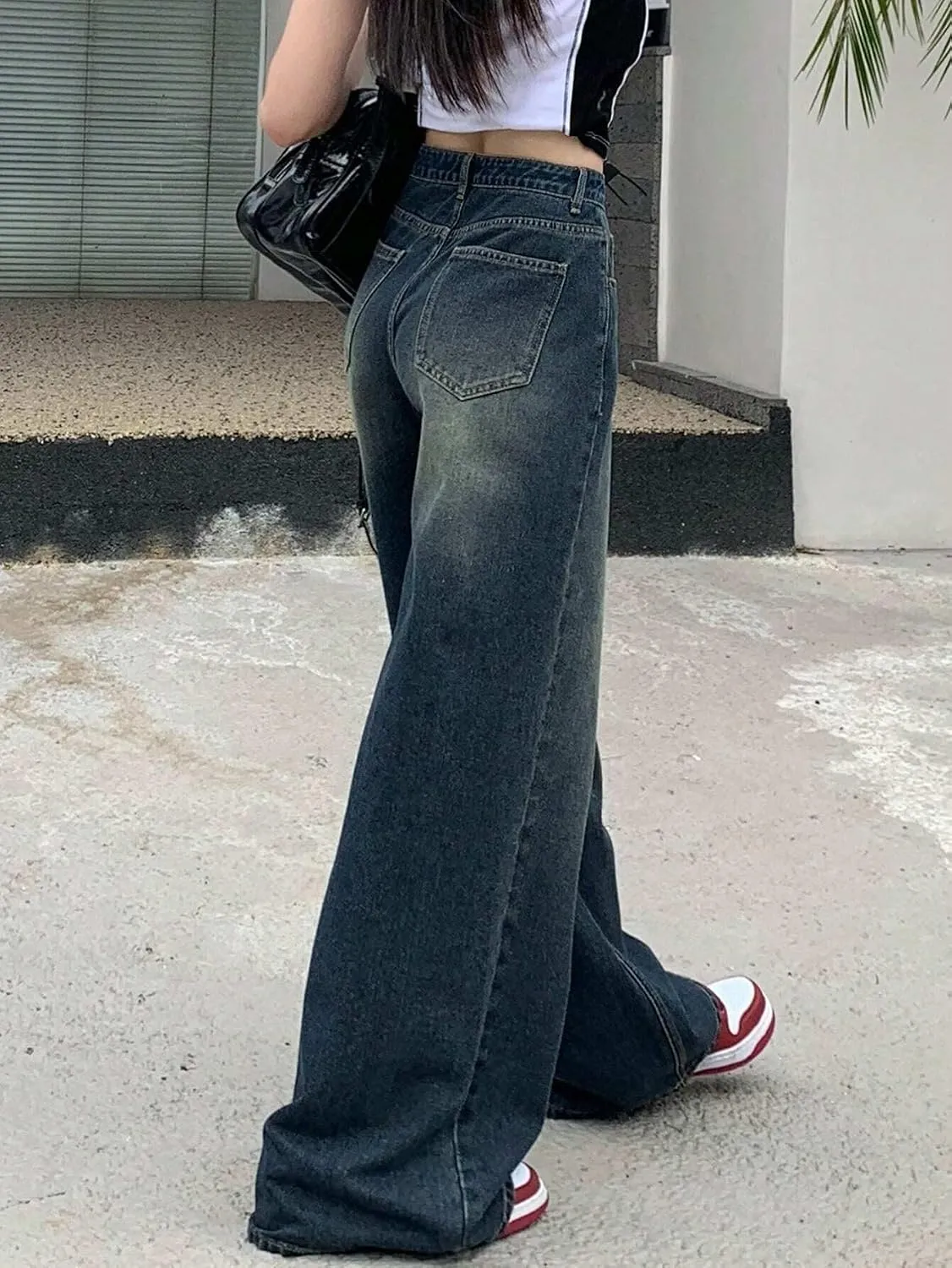 GRECIILOOKS Cargo Jeans for Women
