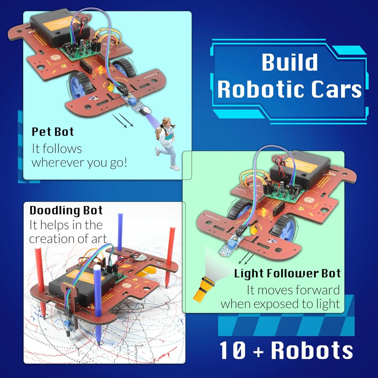 Butterfly EduFields Robotics Kit Components