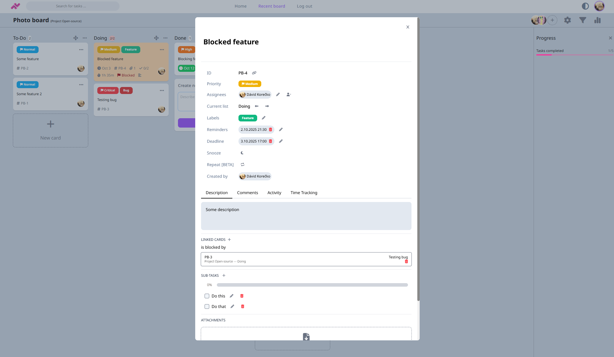 Image of the card in light mode