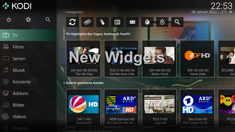 TV Widget