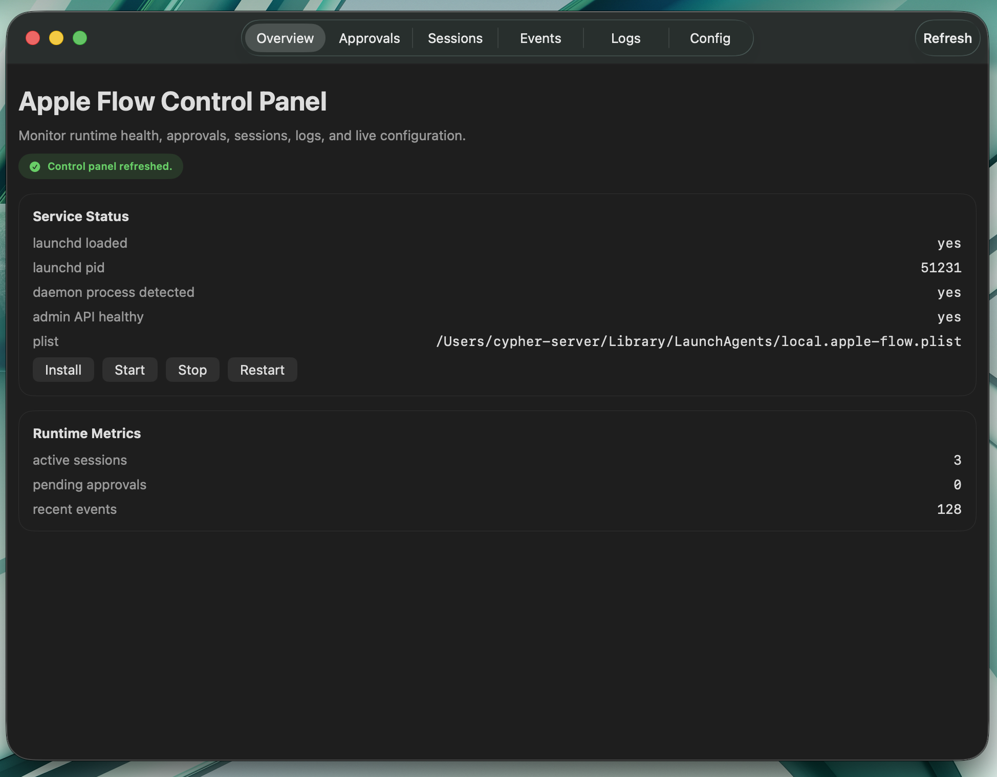 Apple Flow onboarding step 3
