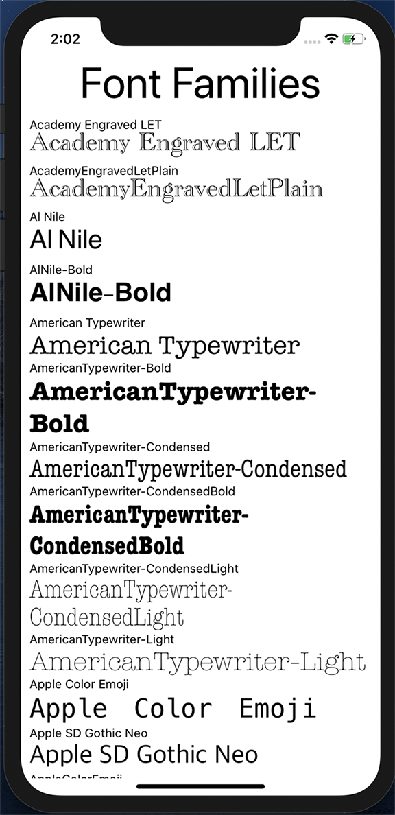 GitHub - dlafrance99/MobileFontFamilyCheatSheet