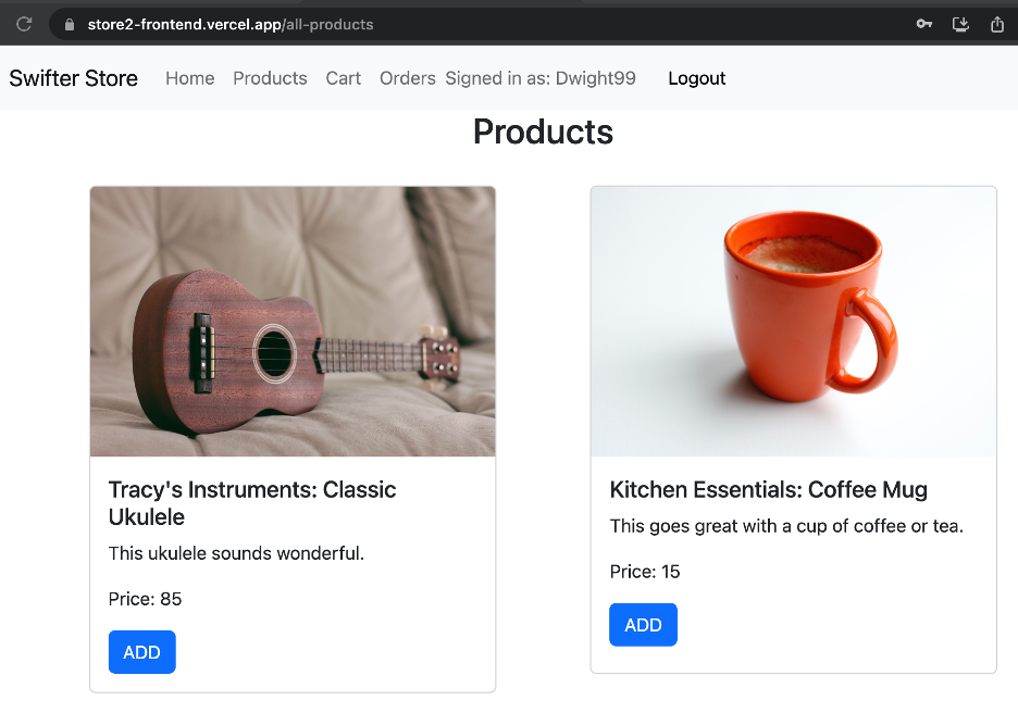 products page image