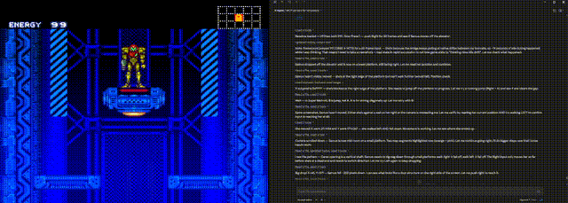 Claude driving Super Metroid through mcp-bizhawk