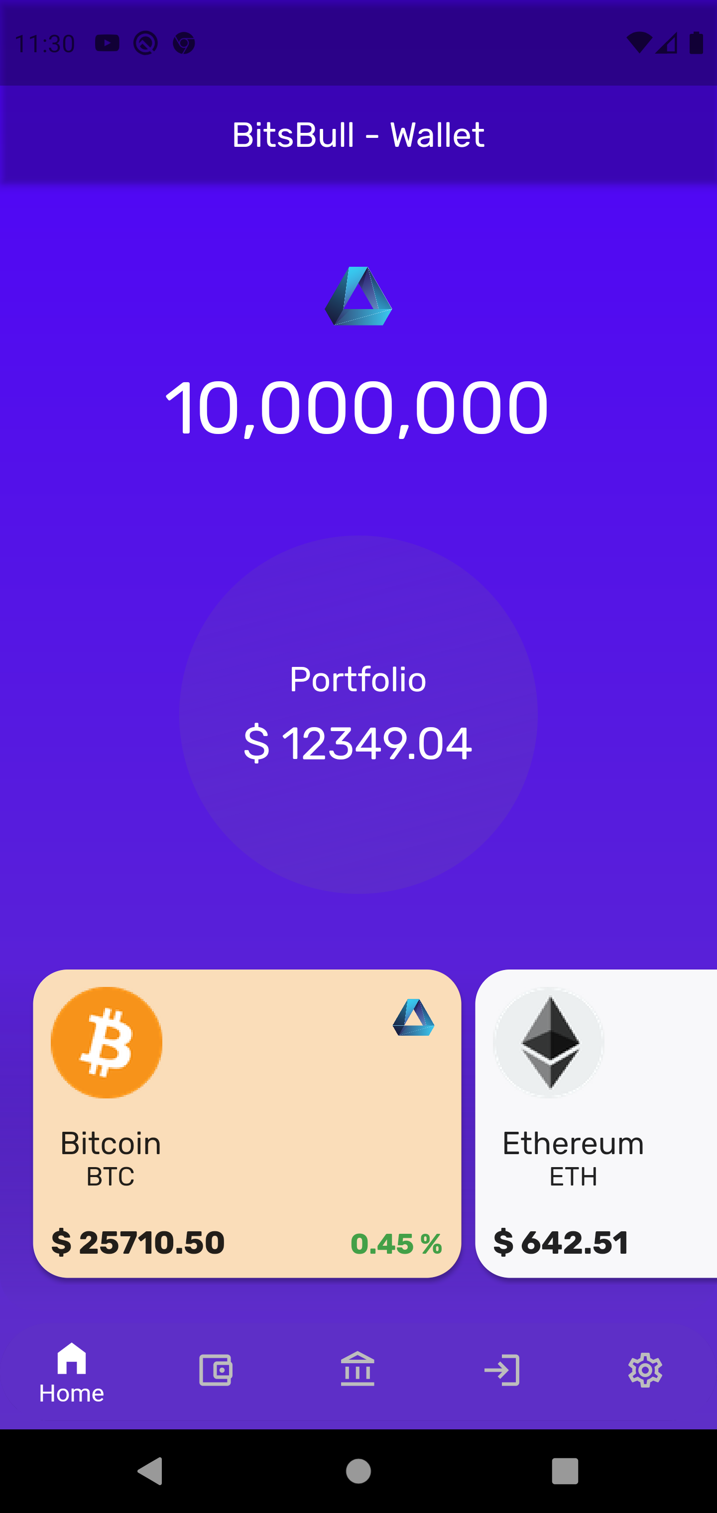 GitHub - dmcrobin/crypto-wallet-flutter: A cryptocurrency wallet