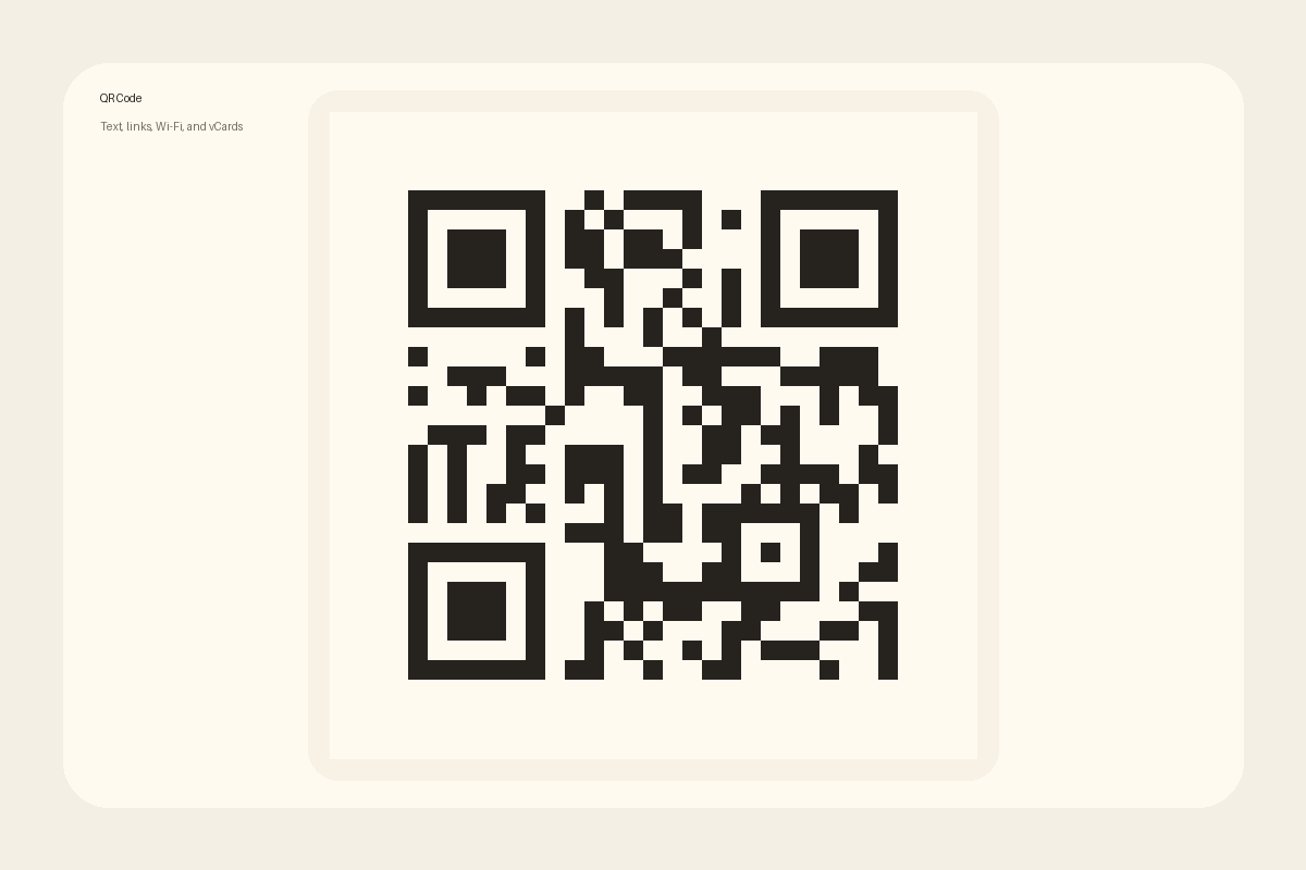 Preview of QR Code