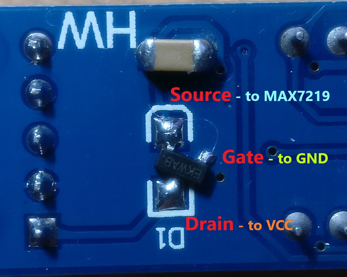 IRLML6402TRPBF transistor as reverse voltage protection