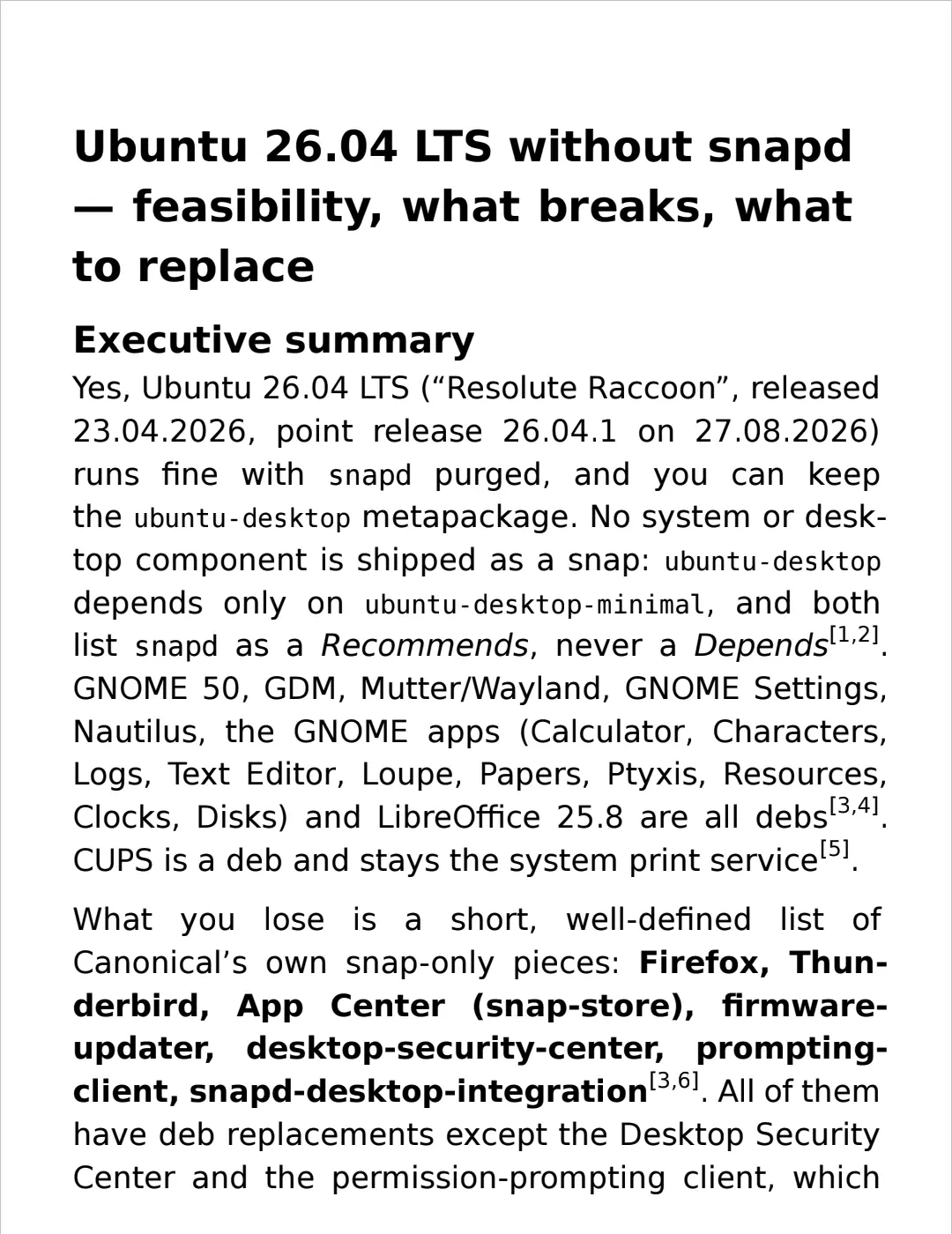 PDF report
